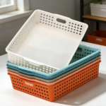 6-Pack Stackable Paper Trays with Handles