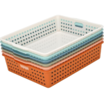 6-Pack Stackable Paper Trays with Handles - Image 2
