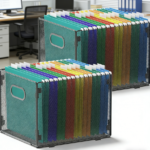 Black Mesh 2-Pack Hanging File Organizer