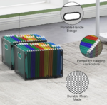 Black Mesh 2-Pack Hanging File Organizer - Image 2