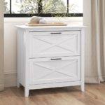 Pure White Oak 2-Drawer Lateral File Cabinet - Image 2