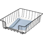 Black Wire Letter Desk Tray - Image 2